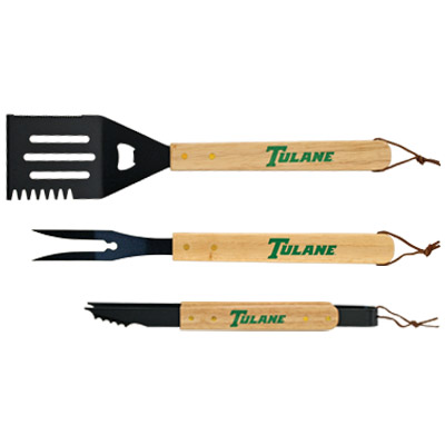 HW405 - Wooden BBQ Grill Set