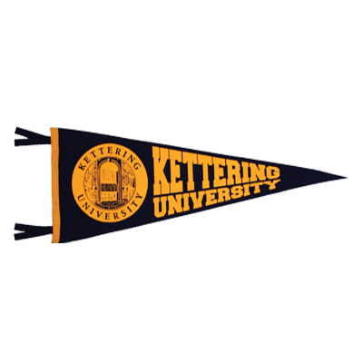 Standard Soft Felt 4" x 9" Pennant