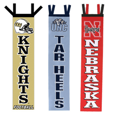 Fully Embroidered 8" x 36" Wall Pennant