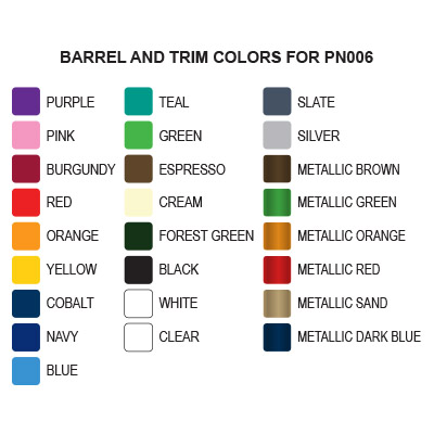 PN006_Barrel and Trim Colors