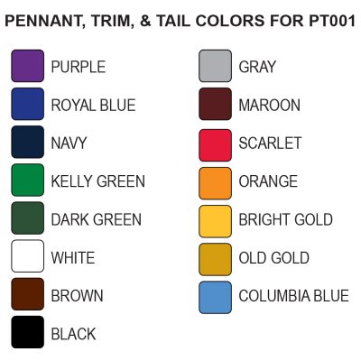 PT001_Pennant Trim and Tail Colors