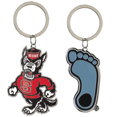 Custom Silver & Enamel Key Tag