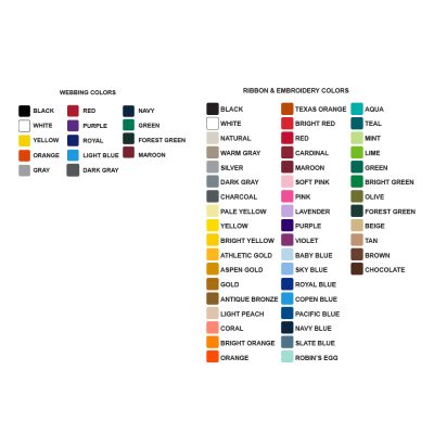 2026 AZX COLOR CHART