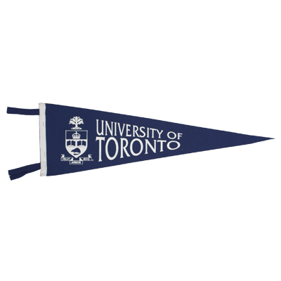 Standard Soft Felt 12" x 30" Pennant