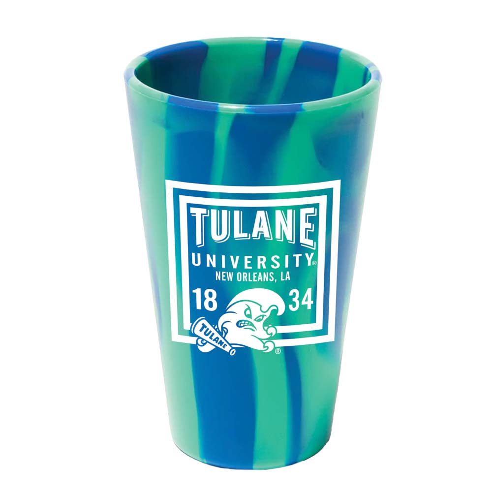 Tulane University 16 oz Pint Glass 4-Pack 