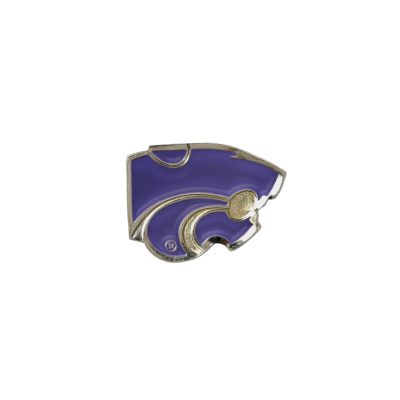 3/4" Etched Enamel Lapel Pin