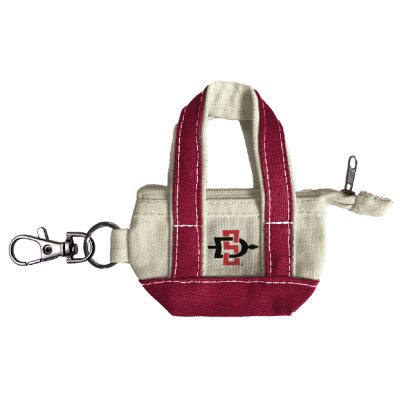 Mini Boat Tote Key Chain Purse