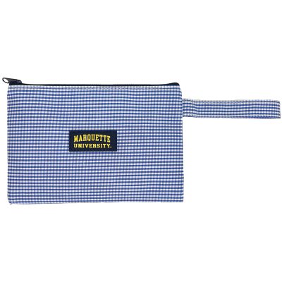 Newport Gingham Wristlet Pouch
