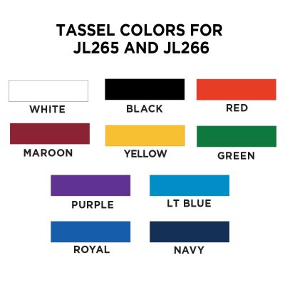 JL265 JL266 TASSEL COLOR SWATCHES