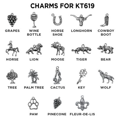 KT619 SWATCHES - CHARMS