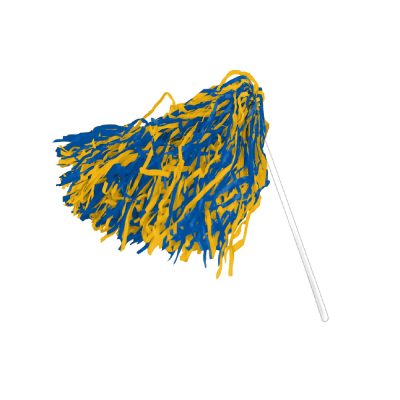 Cheer Pom with Plastic Stick (No Imprint)