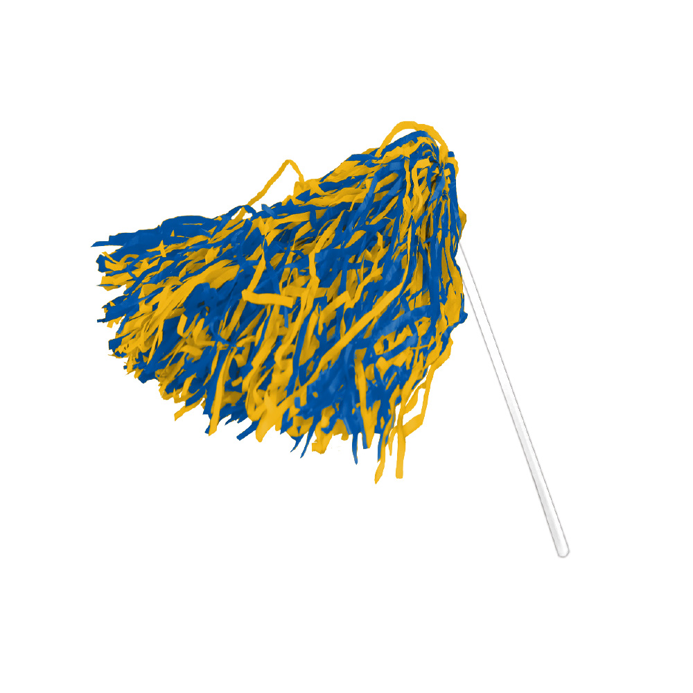 Cheer Pom with Plastic Stick (No Imprint)